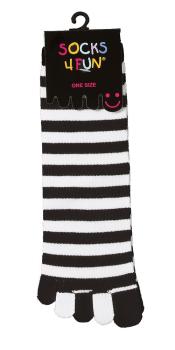 2 Paar TippTexx 24 Einzel-Zehen-Socken